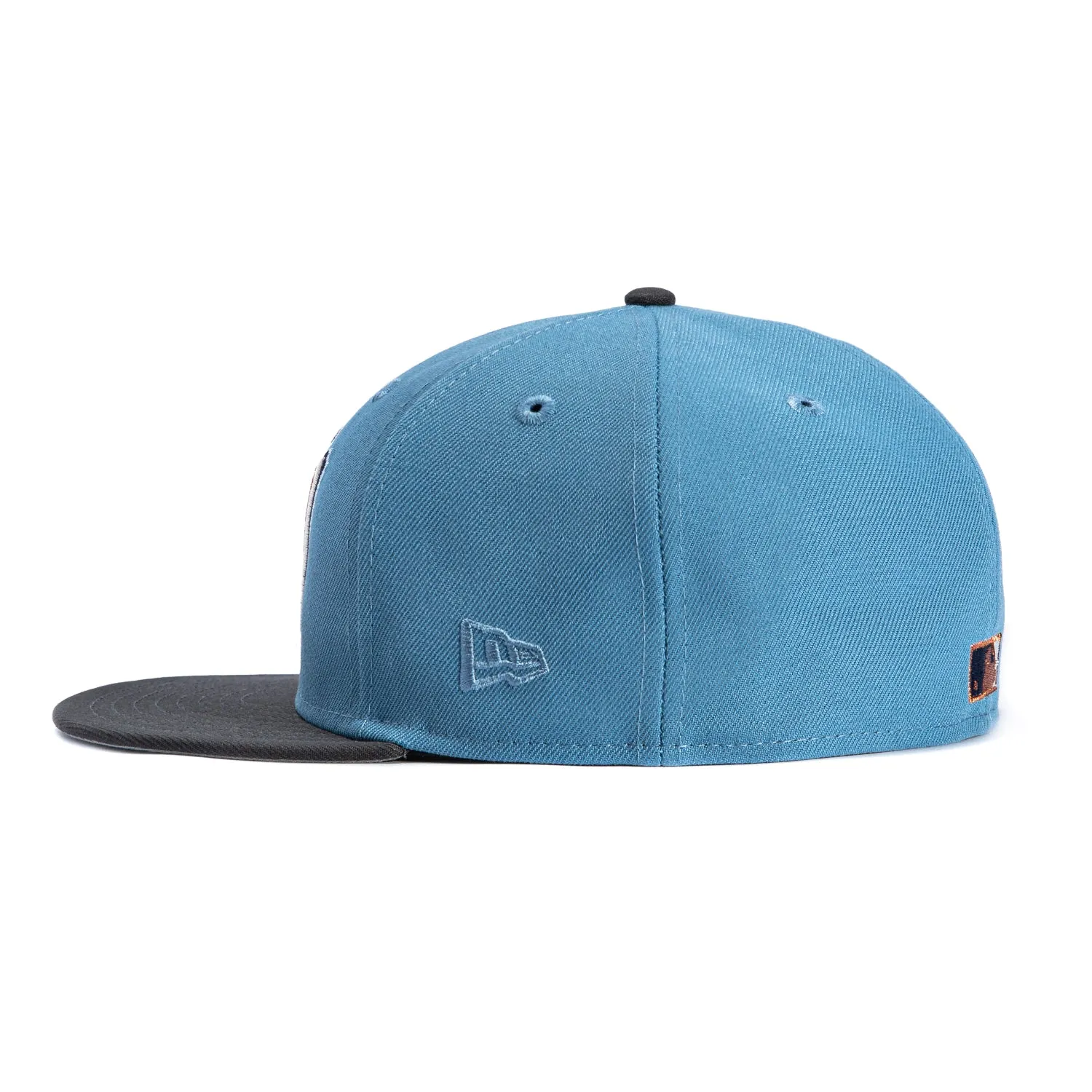 New Era 59Fifty Los Angeles Angels 50th Anniversary Patch 1997 Hat - Indigo, Graphite, Metallic Copper sold by Hat Club product image thumbnail 3
