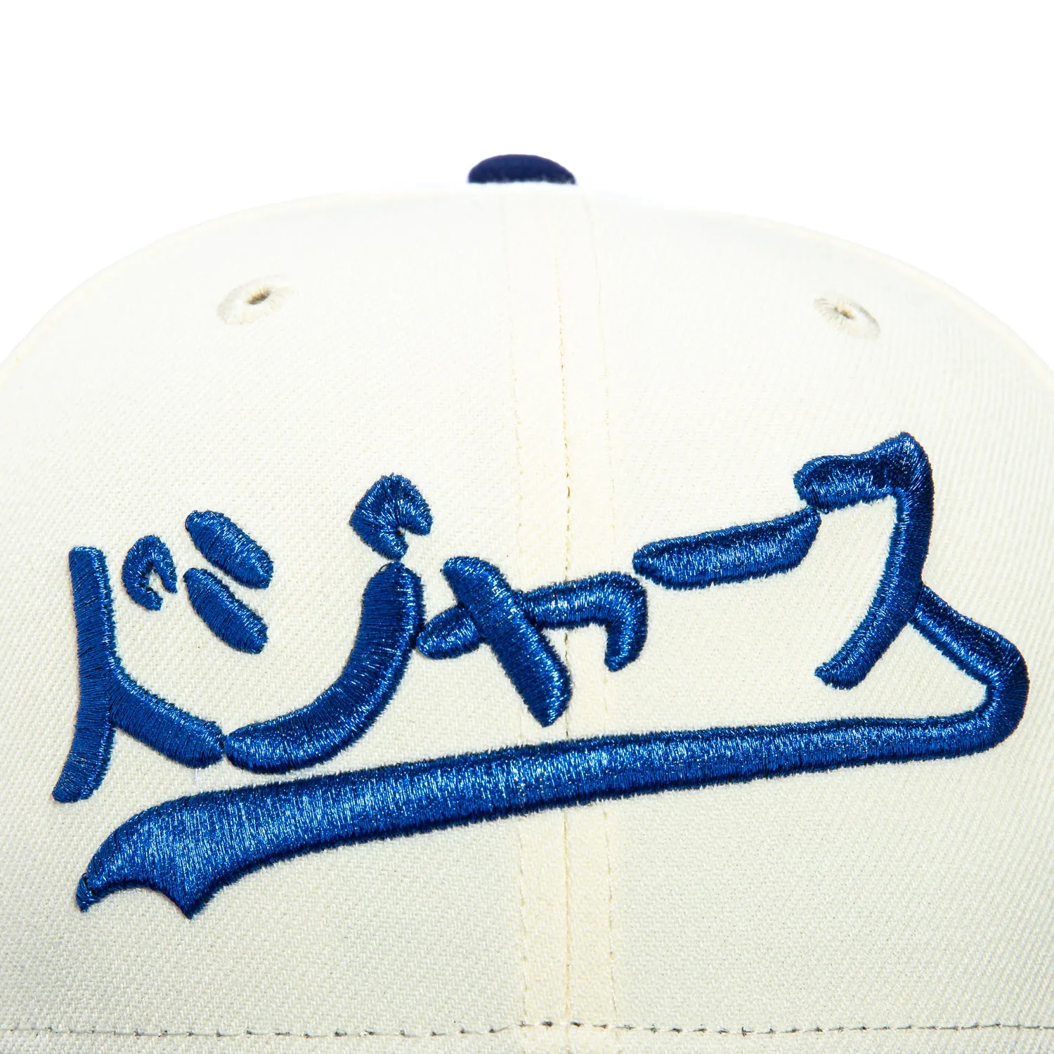 New Era 59Fifty Los Angeles Dodgers Logo Patch Katakana Hat - White, Royal sold by Hat Club product image thumbnail 4
