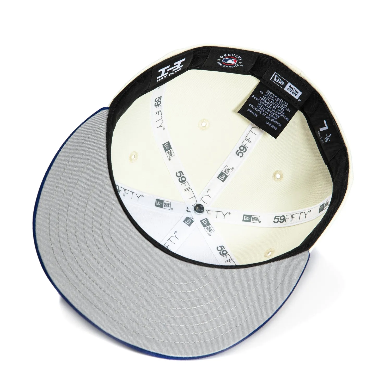 New Era 59Fifty Los Angeles Dodgers Logo Patch Katakana Hat - White, Royal sold by Hat Club product image thumbnail 2