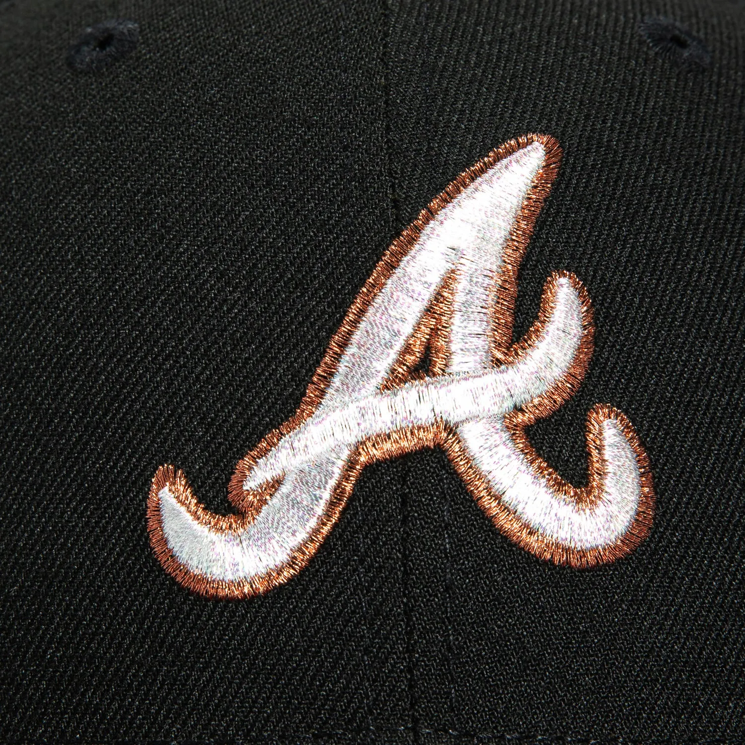 New Era 59Fifty Atlanta Braves 2000 All Star Game Patch Hat - Black, Maroon, Metallic Copper sold by Hat Club product image thumbnail 4