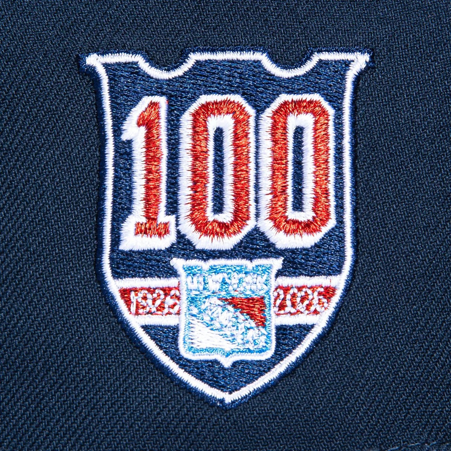 New Era 59Fifty New York Rangers 100th Anniversary Patch Hat - Navy, Black sold by Hat Club product image thumbnail 5