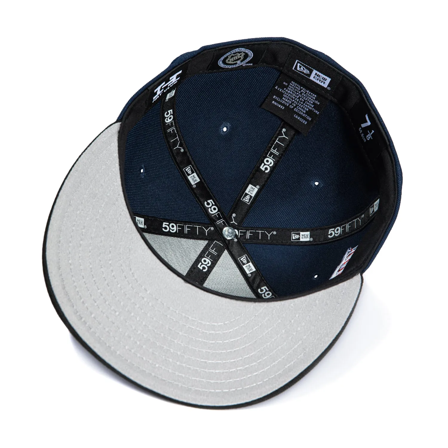 New Era 59Fifty New York Rangers 100th Anniversary Patch Hat - Navy, Black sold by Hat Club product image thumbnail 2