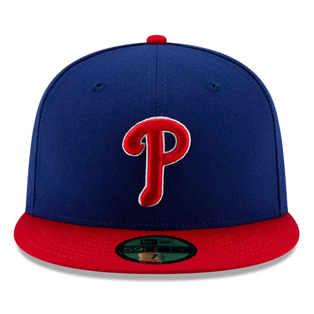 New Era 59Fifty Authentic Collection Philadelphia Phillies Alternate Hat - Royal, Red sold by Hat Club product image thumbnail 2