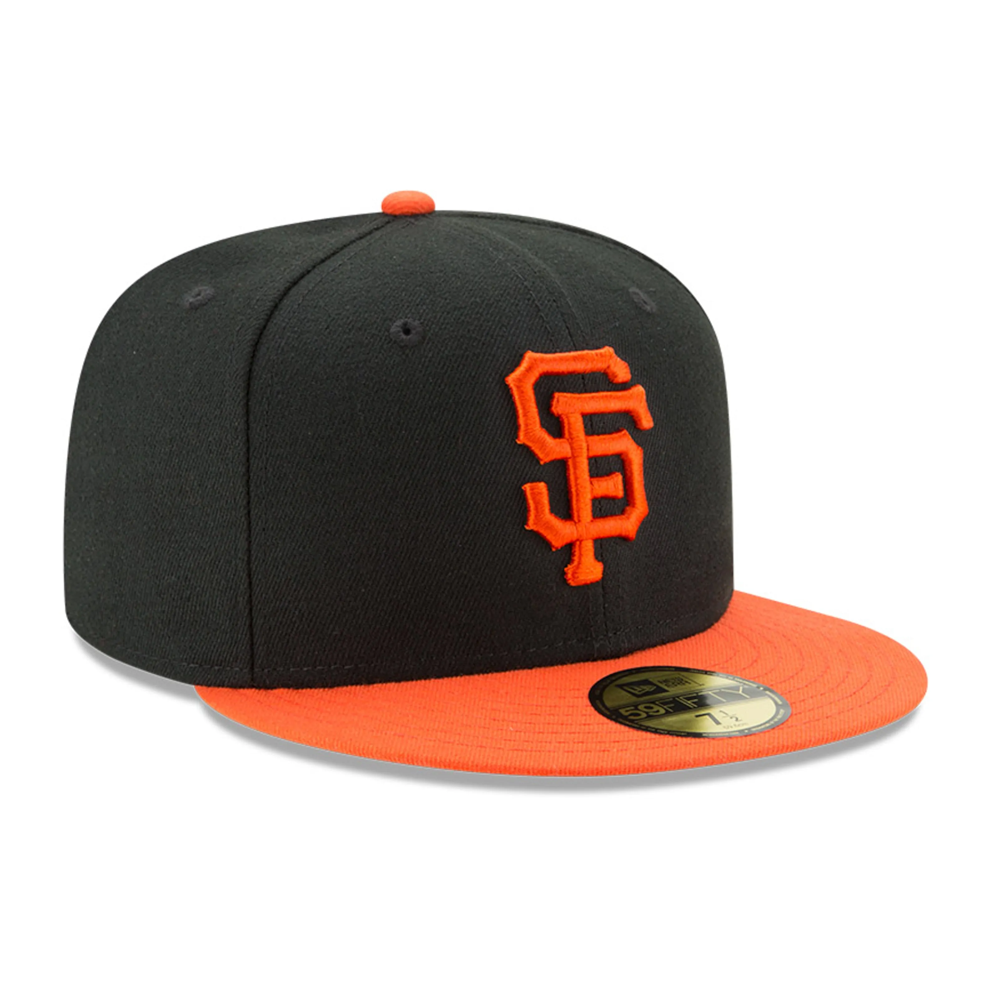 New Era 59Fifty Authentic Collection San Francisco Giants Alternate Hat - Black, Orange sold by Hat Club
