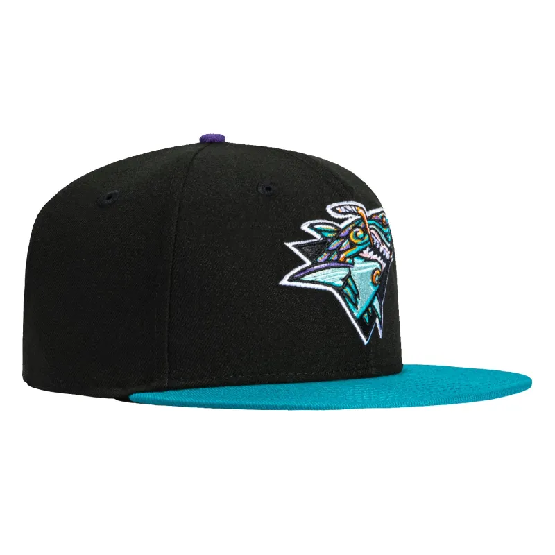 New Era 59Fifty San Jose Sharks Tiburones Hat - Black, Teal sold by Hat Club