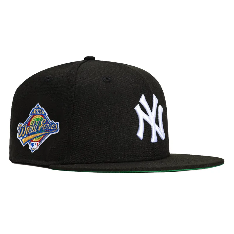 New Era 59Fifty New York Yankees 1996 World Series Patch Hat -  Black, White sold by Hat Club