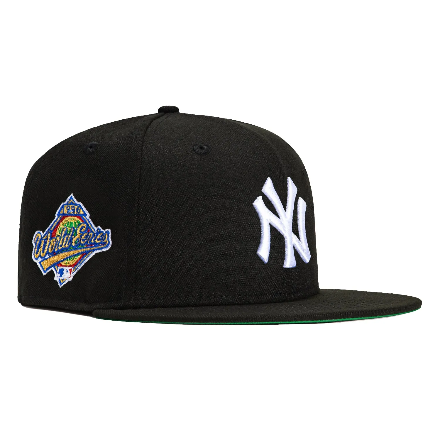 New Era 59Fifty New York Yankees 1996 World Series Patch Hat - Black, White sold by Hat Club