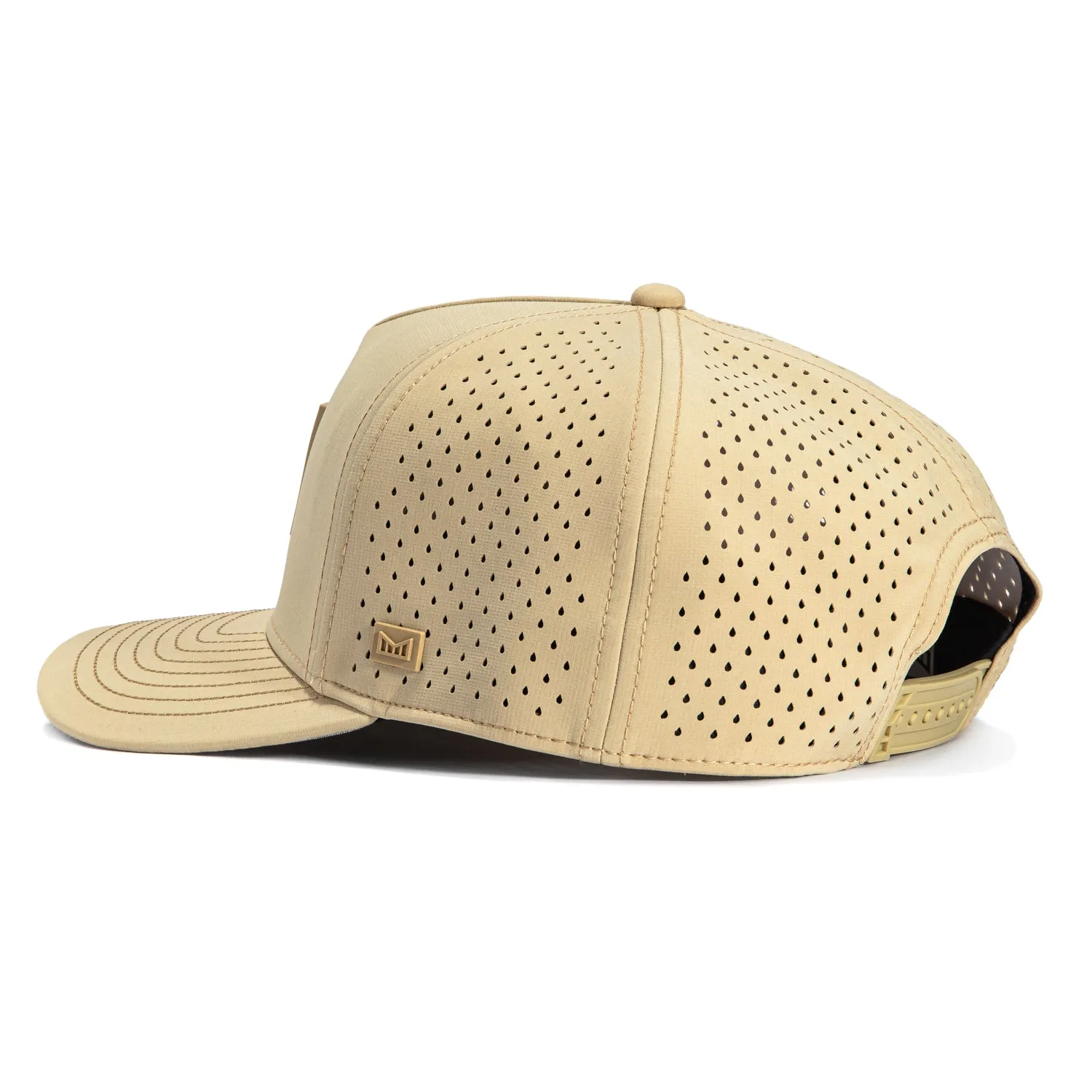 Melin Odysea Stacked Hydro Snapback Hat - Khaki sold by Hat Club product image thumbnail 2