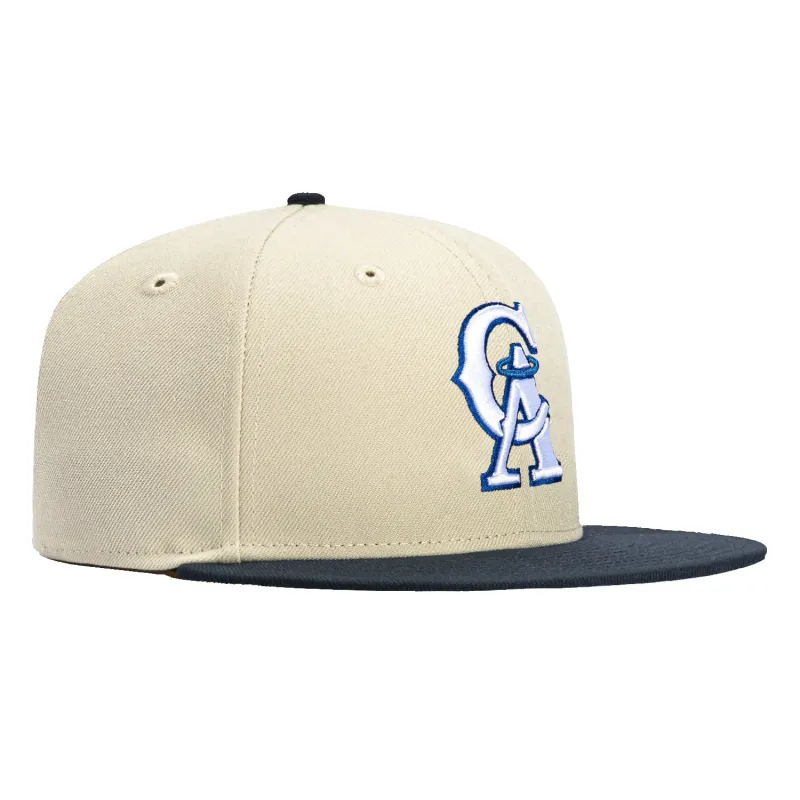 New Era 59Fifty Los Angeles Angels 1993 Hat - Stone, Navy sold by Hat Club