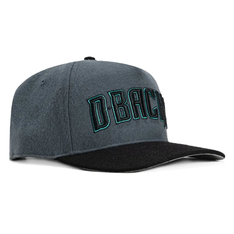 47 Brand Hitch Arizona Diamondbacks Adjustable Snapback Jersey Hat - Graphite, Black made by Hat Club