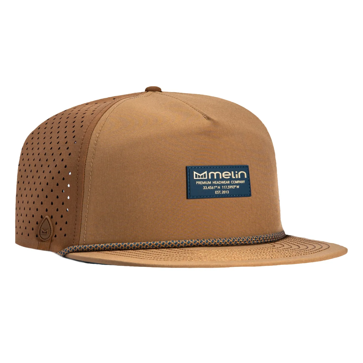 Melin Coronado Rope Brick Hydro Snapback Hat - Khaki sold by Hat Club