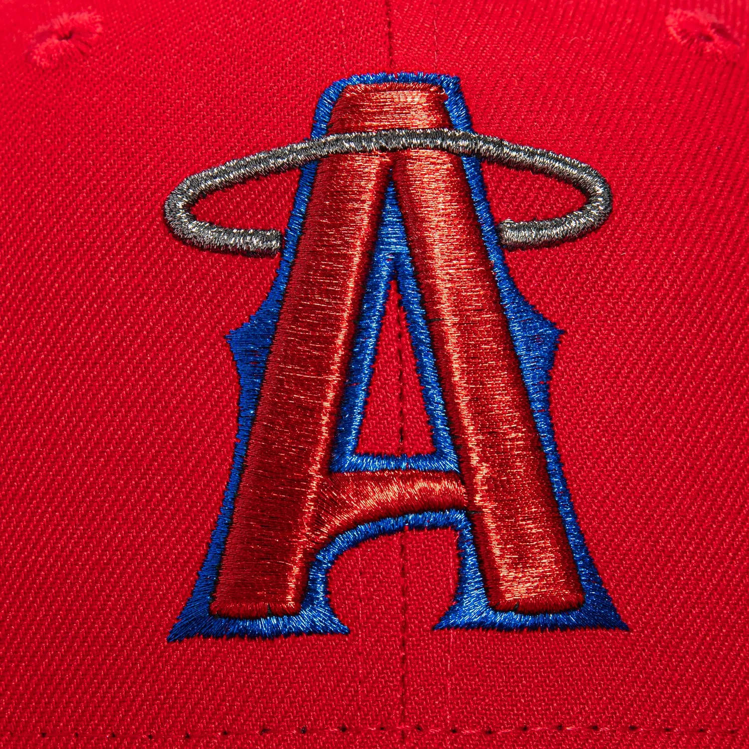 New Era 59Fifty Los Angeles Angels 50th Anniversary Patch City Connect Logo Hat - Red sold by Hat Club product image thumbnail 4