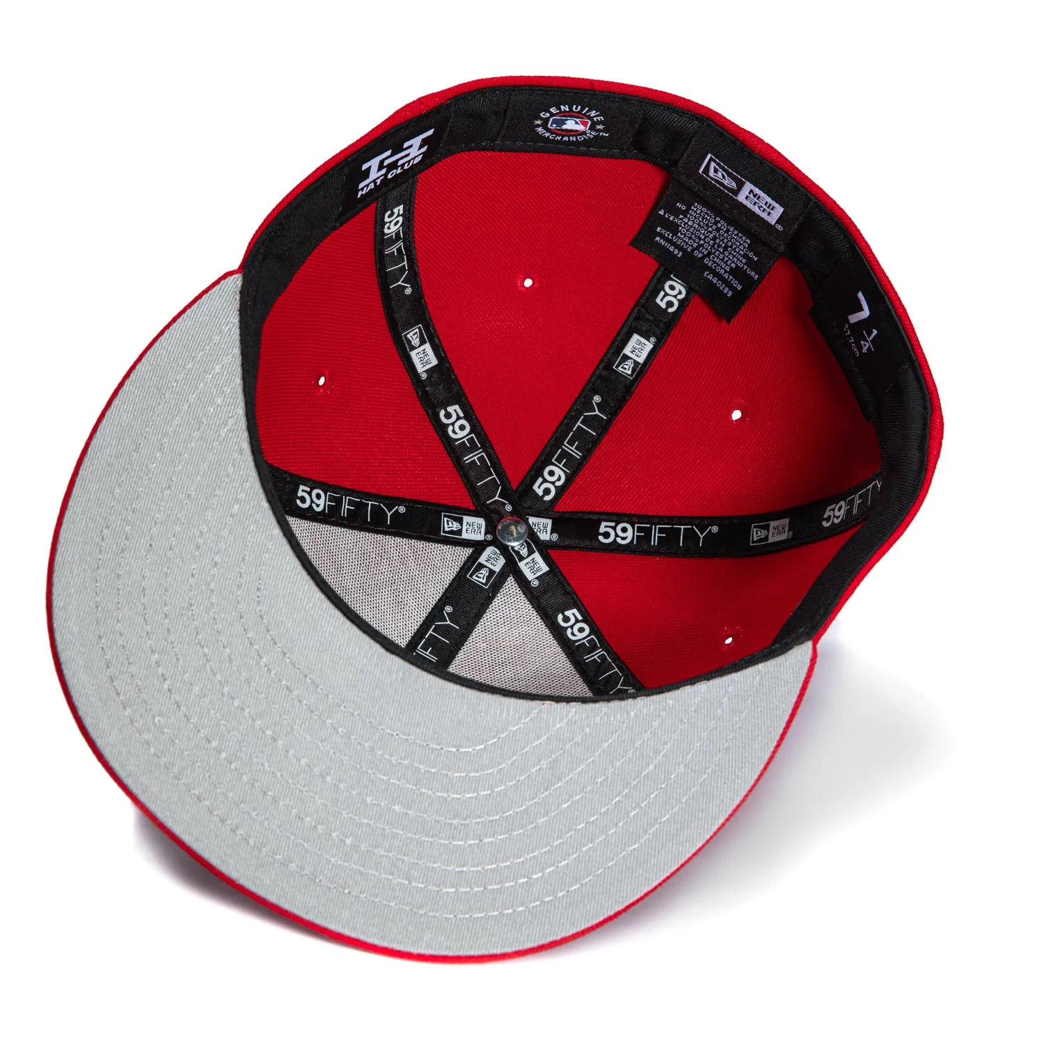New Era 59Fifty Los Angeles Angels 50th Anniversary Patch City Connect Logo Hat - Red sold by Hat Club product image thumbnail 2