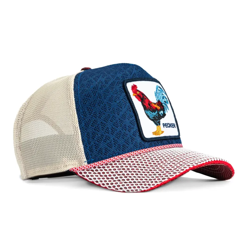 Goorin Bros Tactical Rooster Pecker Adjustable Trucker Hat - Navy sold by Hat Club