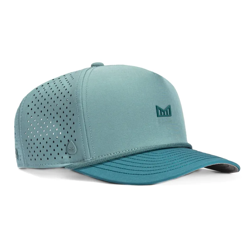 Melin Odysea Hydro Rope Bulls Icon Snapback Hat - Indigo, Light Blue made by Hat Club