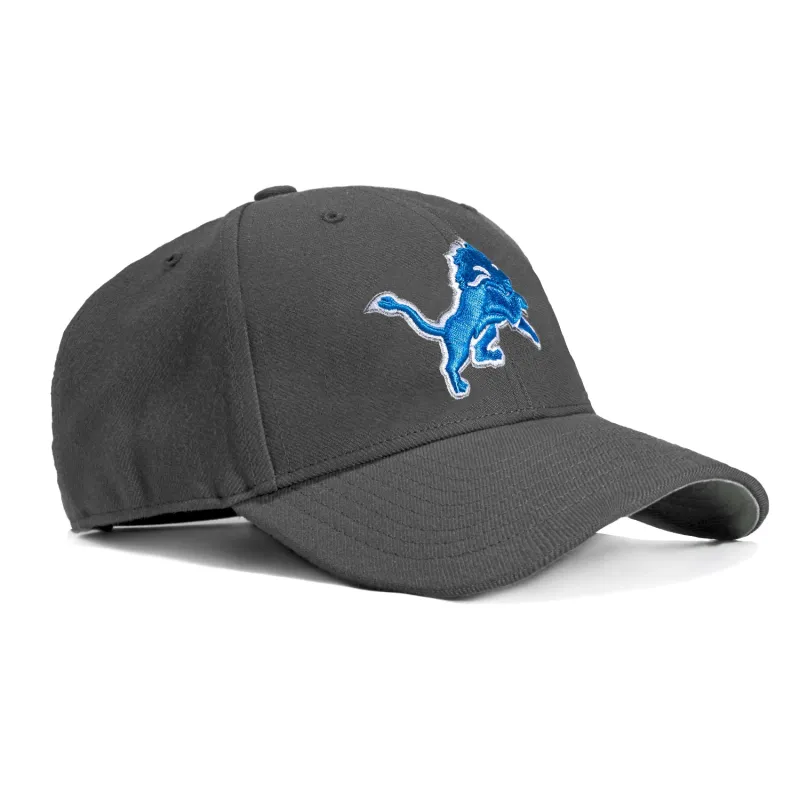47 Brand Detroit Lions MVP Adjustable Velcro Hat - Charcoal made by 47