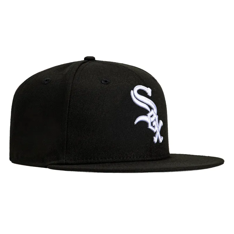 New Era 9Fifty MLB Basic Chicago White Sox Snapback Hat - Black, White made by New Era