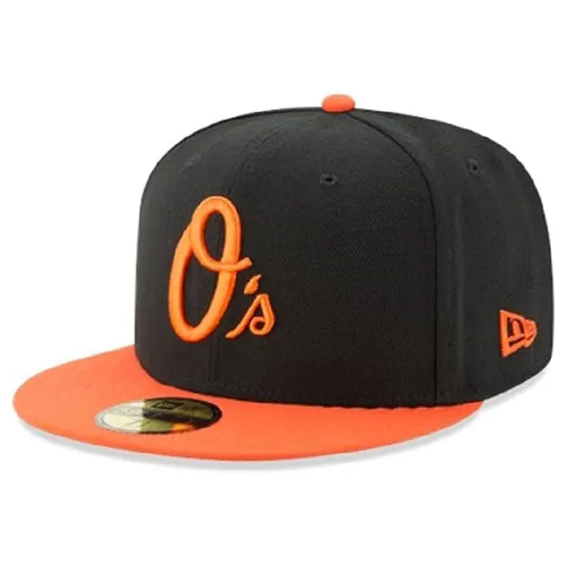 New Era Authentic Collection Baltimore Orioles Alternate Fitted Hat - Black, Orange sold by Hat Club