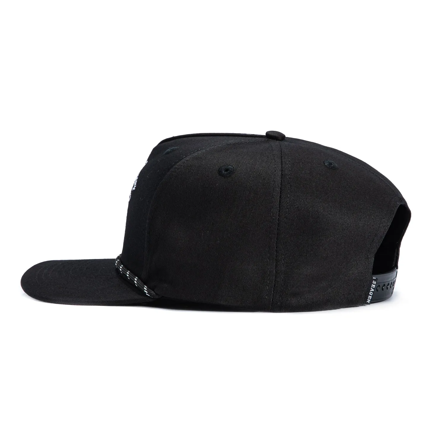Seager Los Rios Canvas Snapback Hat - Black sold by Hat Club product image thumbnail 2