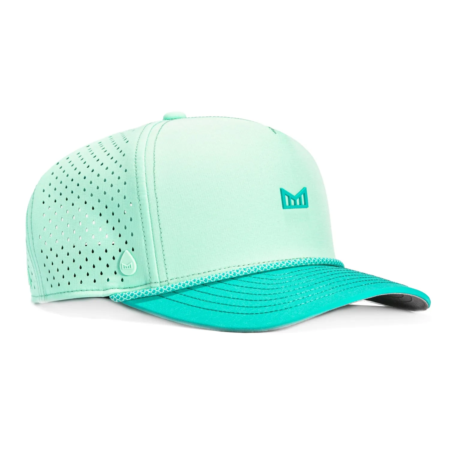 Melin Odysea Hydro Rope Bulls Icon Snapback Hat - Mint, Teal sold by Hat Club