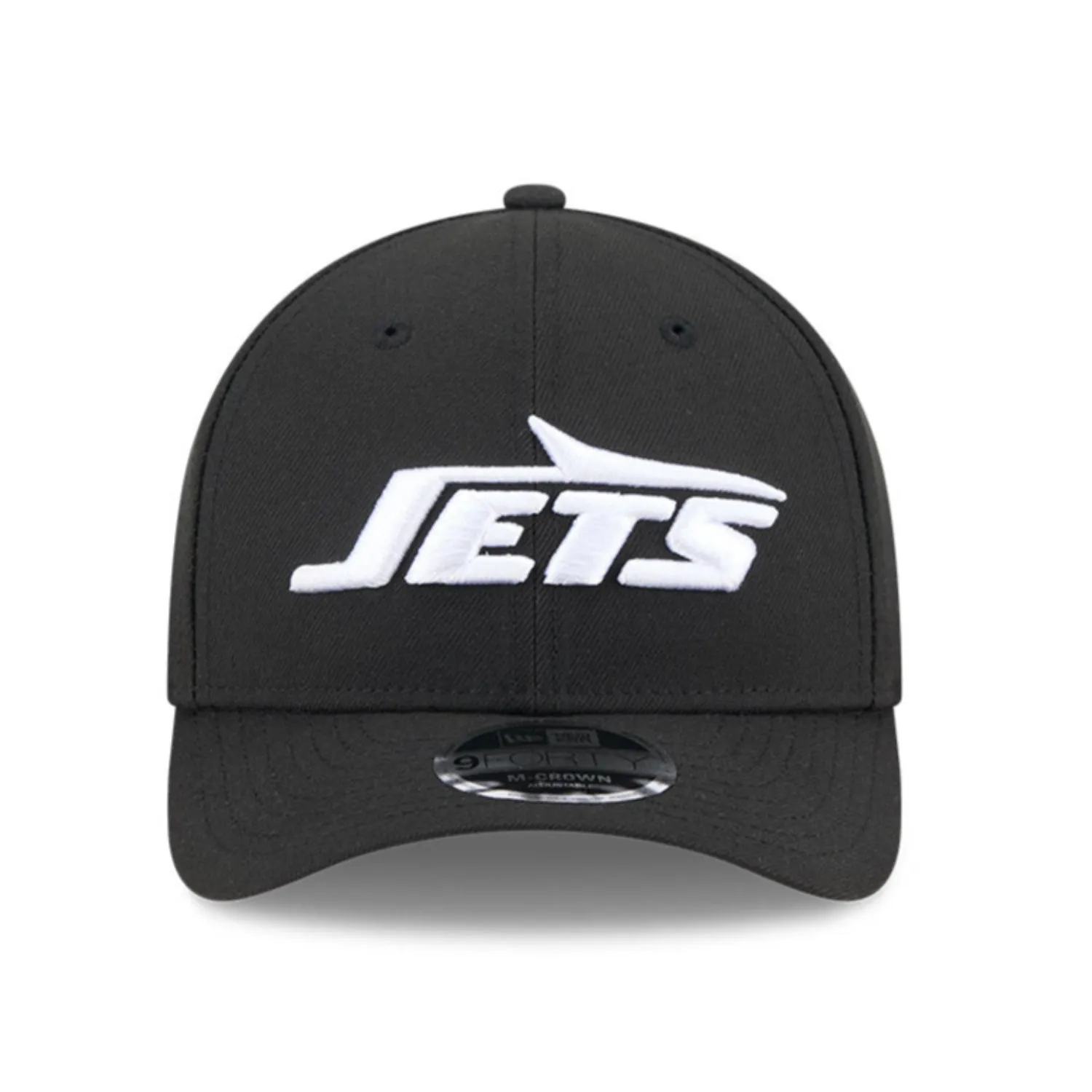 New Era 9Forty M-Crown New York Jets Snapback Hat - Black, White sold by Hat Club product image thumbnail 2