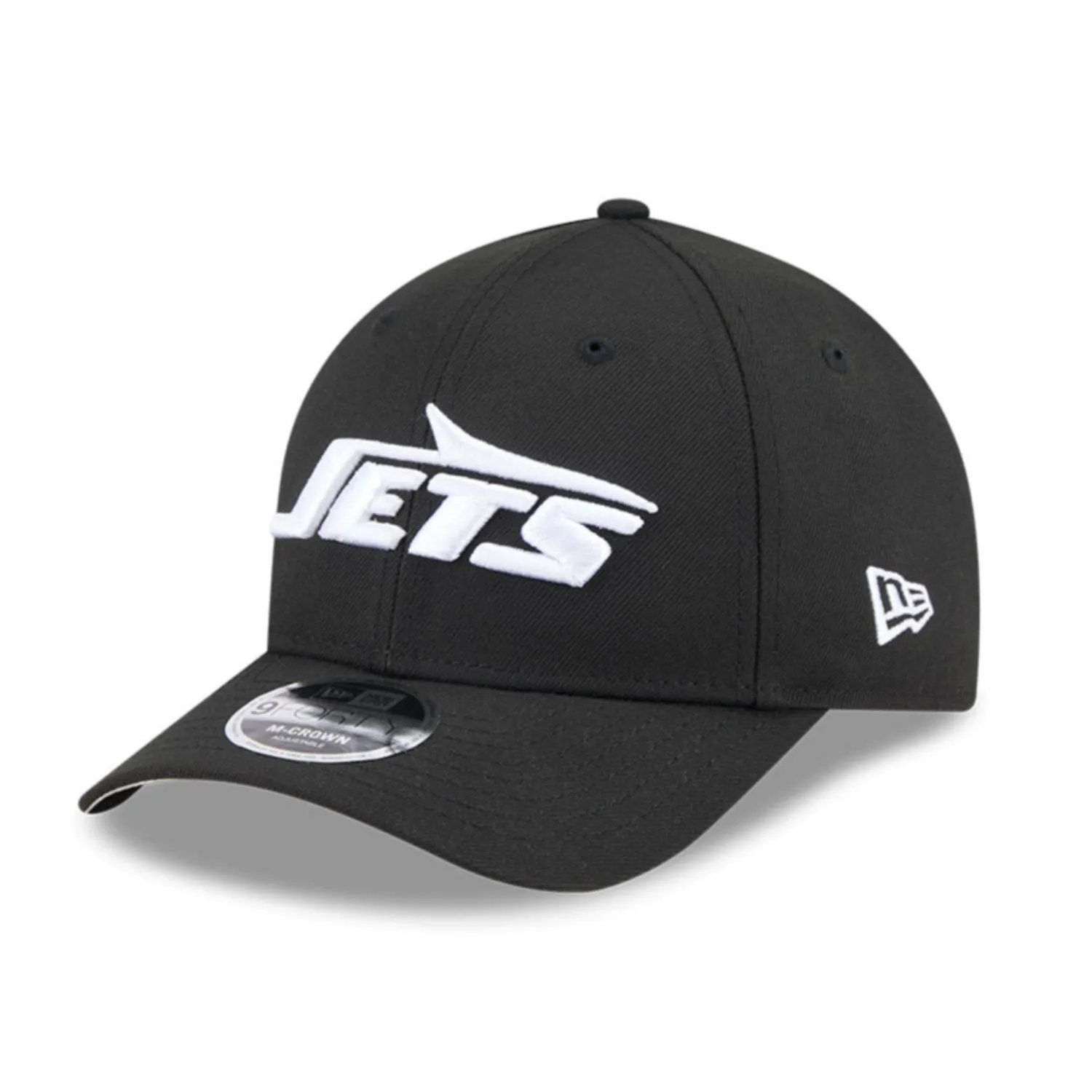New Era 9Forty M-Crown New York Jets Snapback Hat - Black, White sold by Hat Club product image thumbnail 3