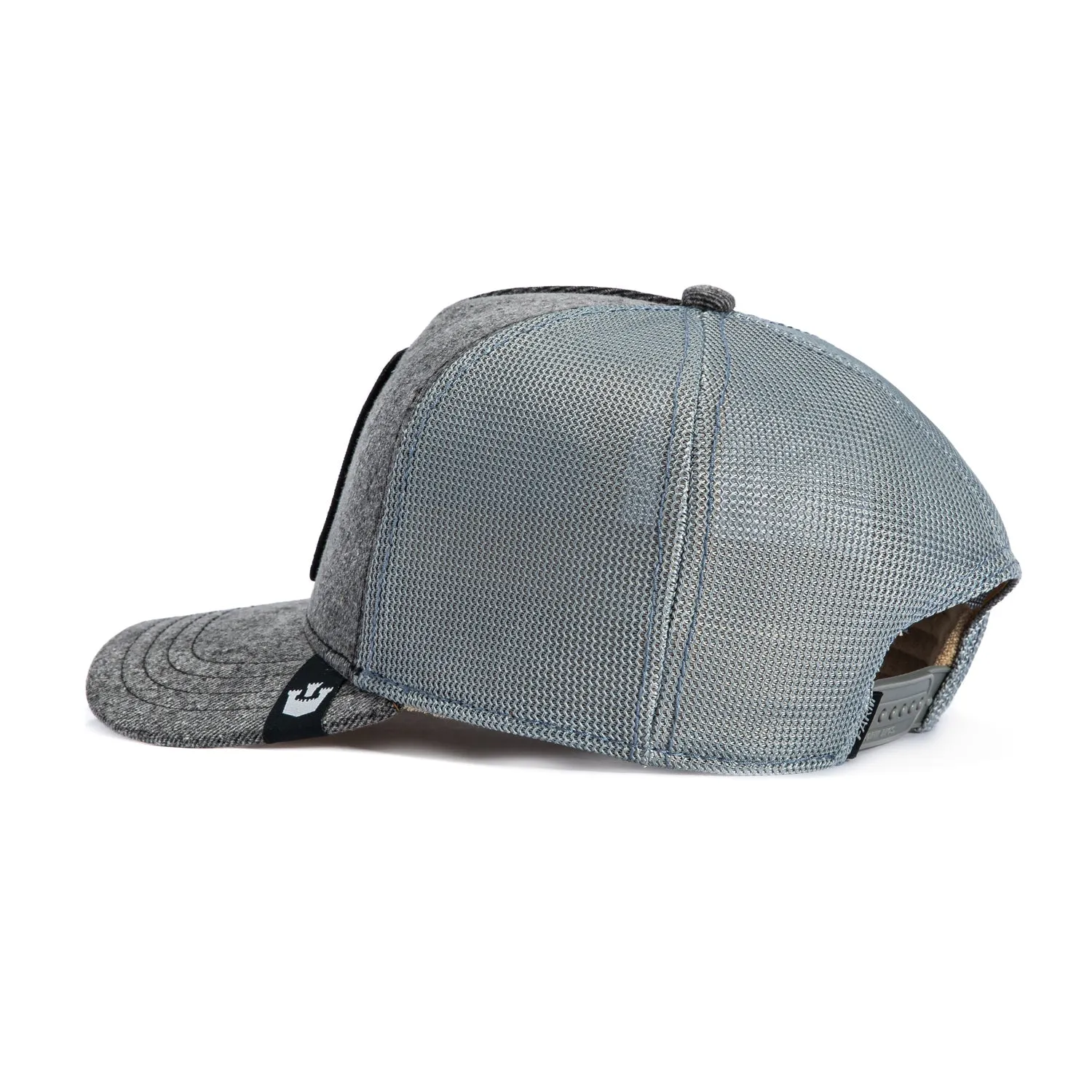 Goorin Bros Mamba Adjustable Snapback Trucker Hat - Grey sold by Hat Club product image thumbnail 2