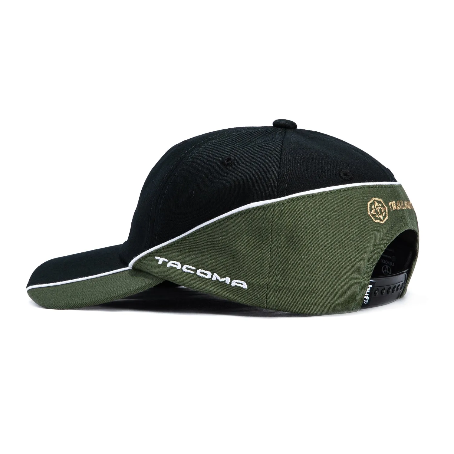 HUF Toyota Tacoma Trailhunter Snapback Hat - Black, Olive sold by Hat Club product image thumbnail 2