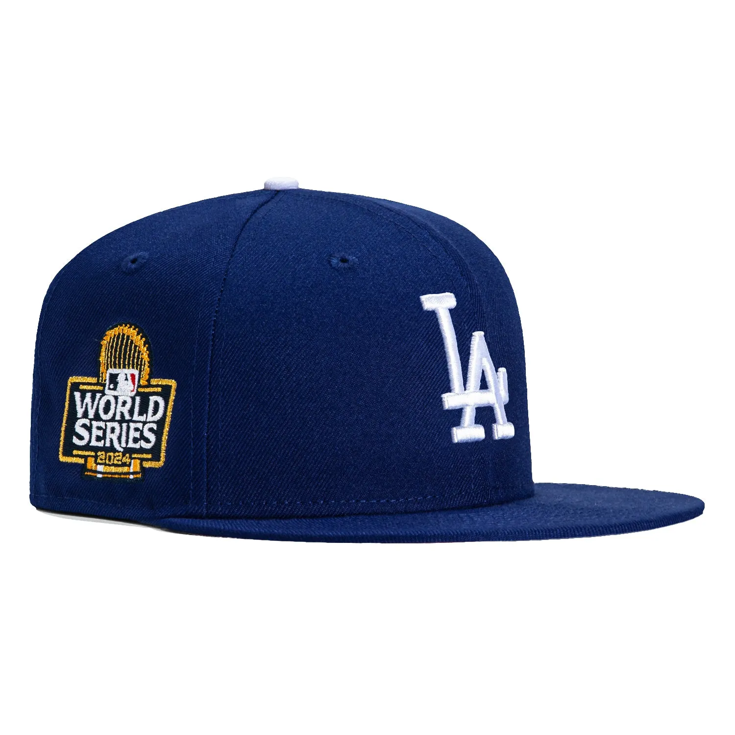 New Era 59Fifty Los Angeles Dodgers 2024 World Series Patch Hat - Royal sold by Hat Club