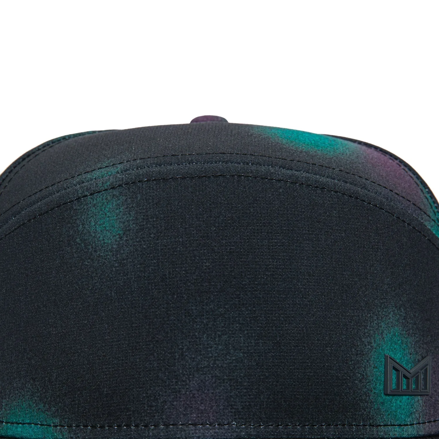 Melin Trenches Icon Hydro Aura Snapback Hat - Black , Teal sold by Hat Club product image thumbnail 3