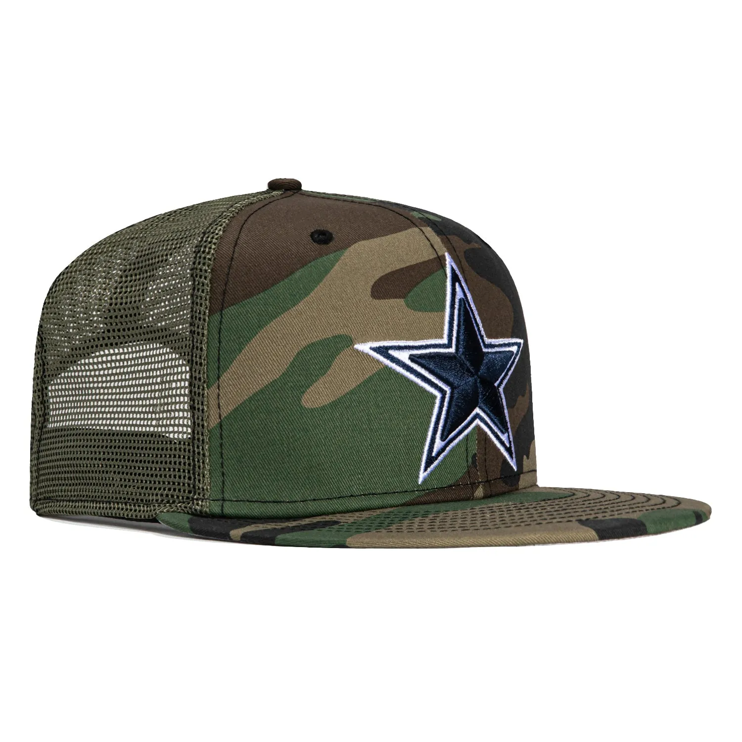 New Era 9Fifty Dallas Cowboys Star Trucker Snapback Hat - Camo sold by Hat Club