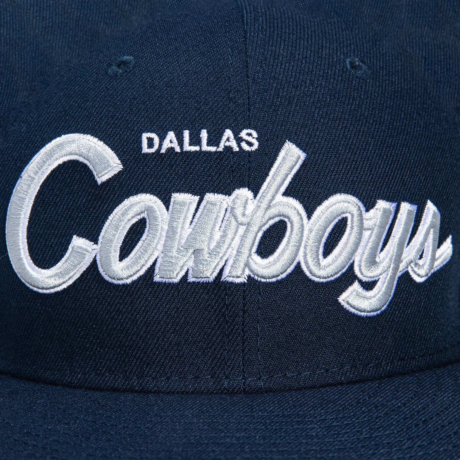 New Era 9Fifty Dallas Cowboys Script Snapback Hat - Navy sold by Hat Club product image thumbnail 3
