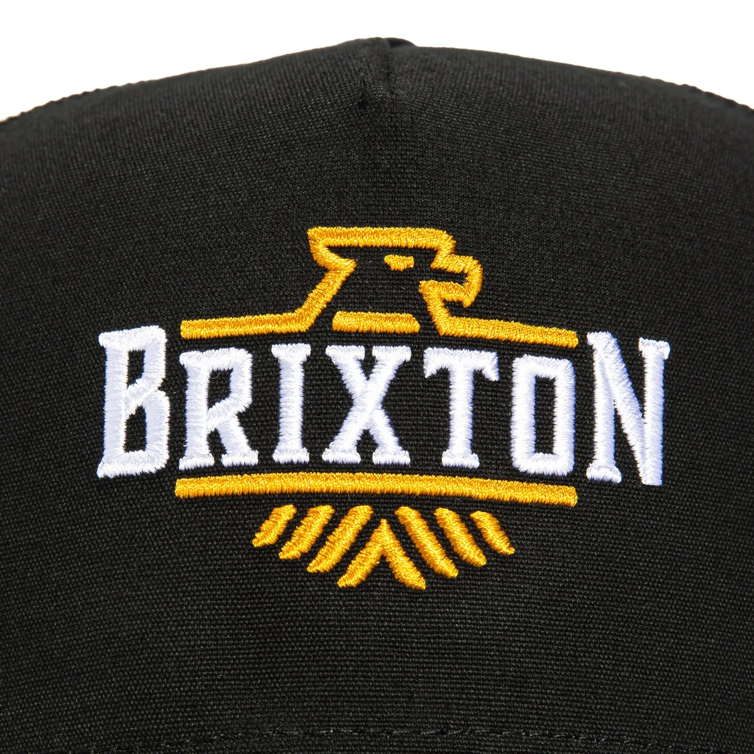 Brixton Skywind Mesh Snapback Trucker Hat - Black sold by Hat Club product image thumbnail 3