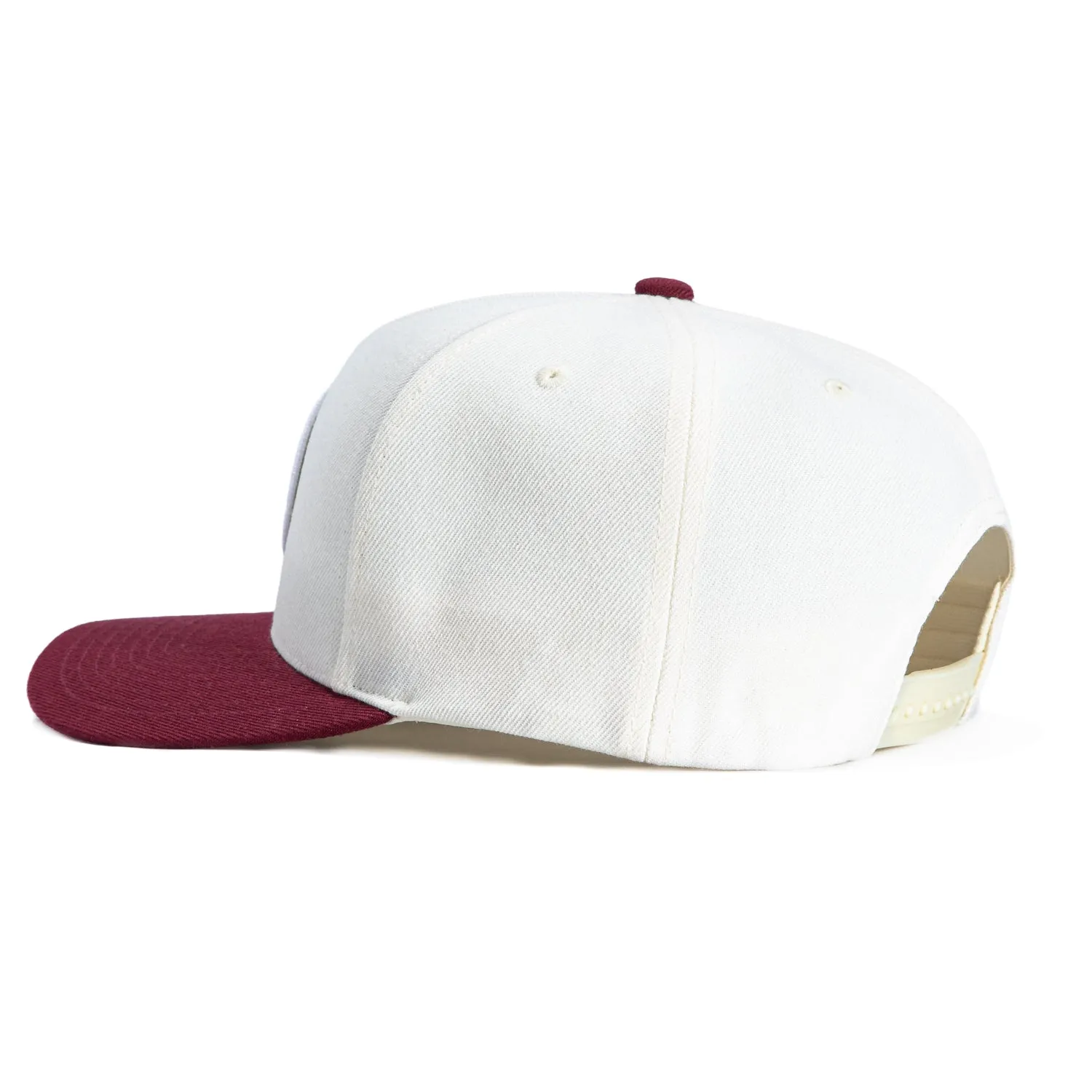 Brixton Crest Snapback Hat - White, Cardinal sold by Hat Club product image thumbnail 2