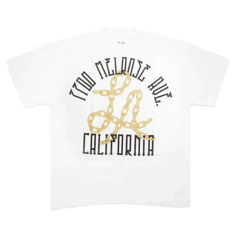 Hat Club Los Angeles Chain 2025 Tee - White sold by Hat Club