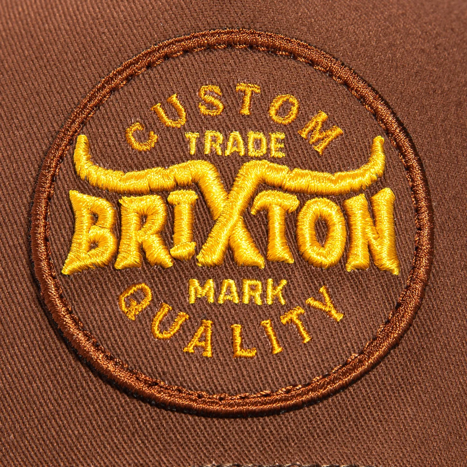Brixton Gibson Mesh Snapback Trucker Hat - Brown, White sold by Hat Club product image thumbnail 3