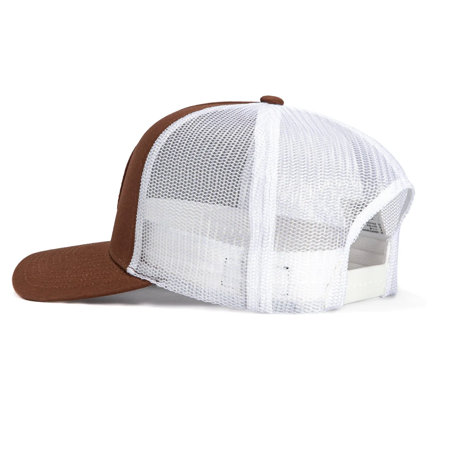 Brixton Gibson Mesh Snapback Trucker Hat - Brown, White sold by Hat Club product image thumbnail 2