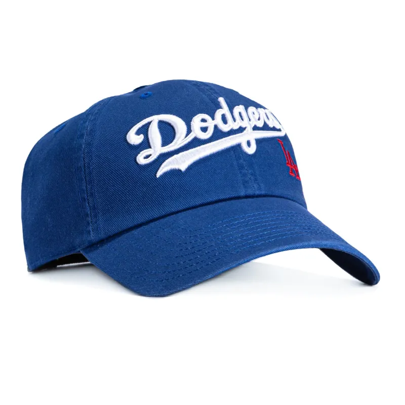 47 Brand Cleanup Los Angeles Dodgers Script Adjustable Hat - Royal sold by Hat Club