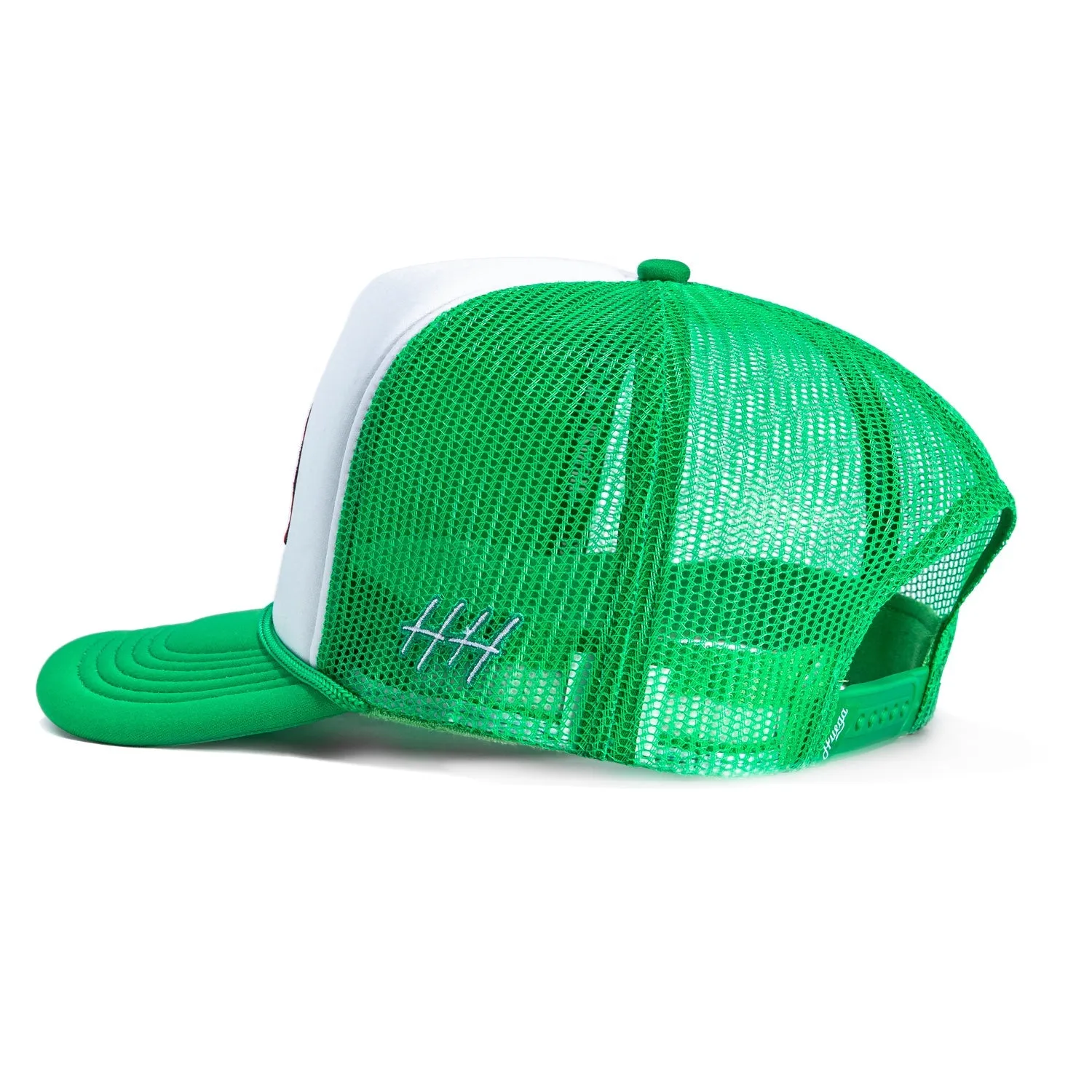 Huega House High Tide Foam Trucker Snapback Hat - Green, White sold by Hat Club product image thumbnail 2