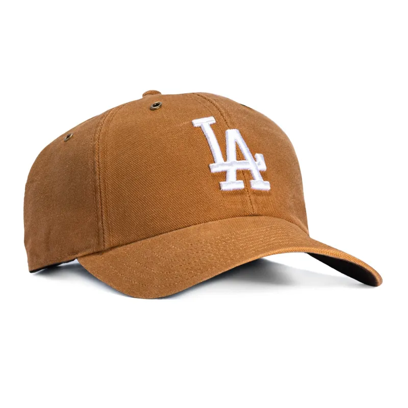 47 Brand x Carhartt Cleanup Los Angeles Dodgers Adjustable Hat - Brown sold by Hat Club