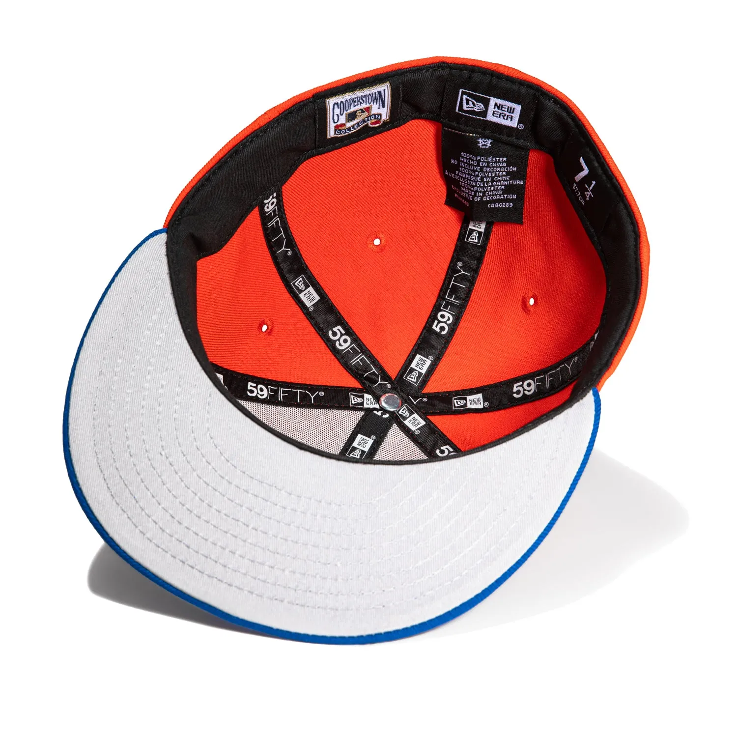 New Era 59Fifty Colorado Rockies Inaugural Patch Logo Hat - Orange, Royal sold by Hat Club product image thumbnail 2