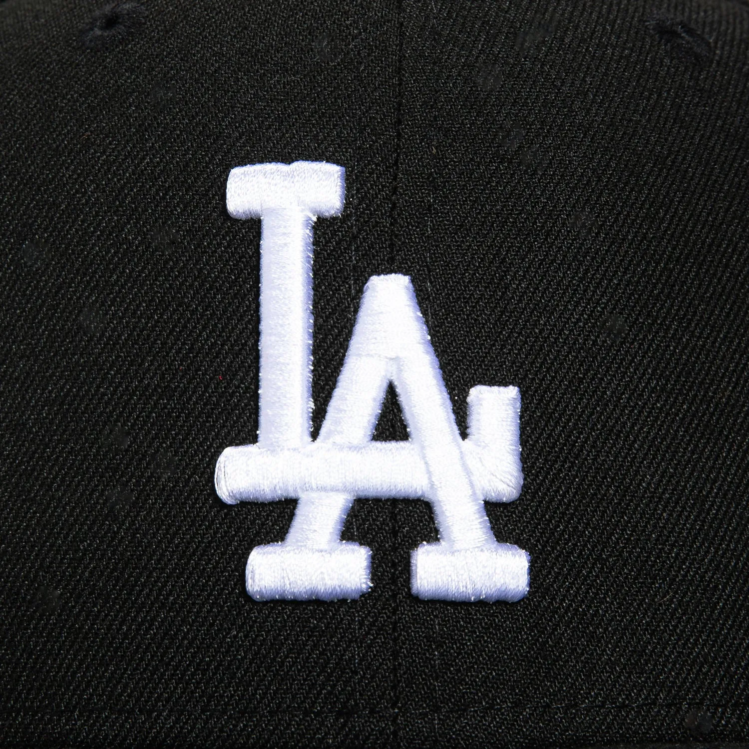 New Era 9Fifty MLB Basic Los Angeles Dodgers Snapback Hat - Black, White sold by Hat Club product image thumbnail 3