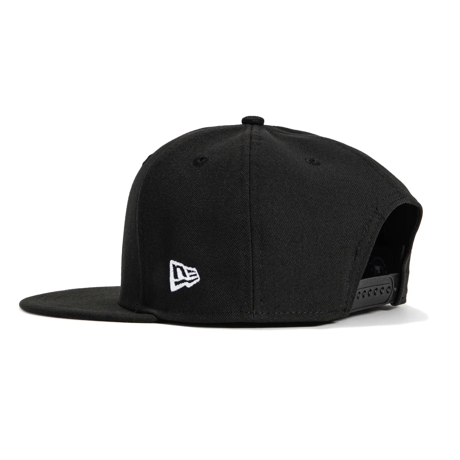 New Era 9Fifty MLB Basic Los Angeles Dodgers Snapback Hat - Black, White sold by Hat Club product image thumbnail 2