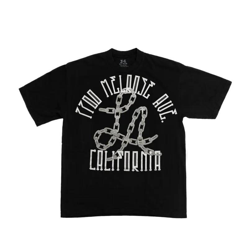 Hat Club Los Angeles Chain 2025 Tee - Black sold by Hat Club