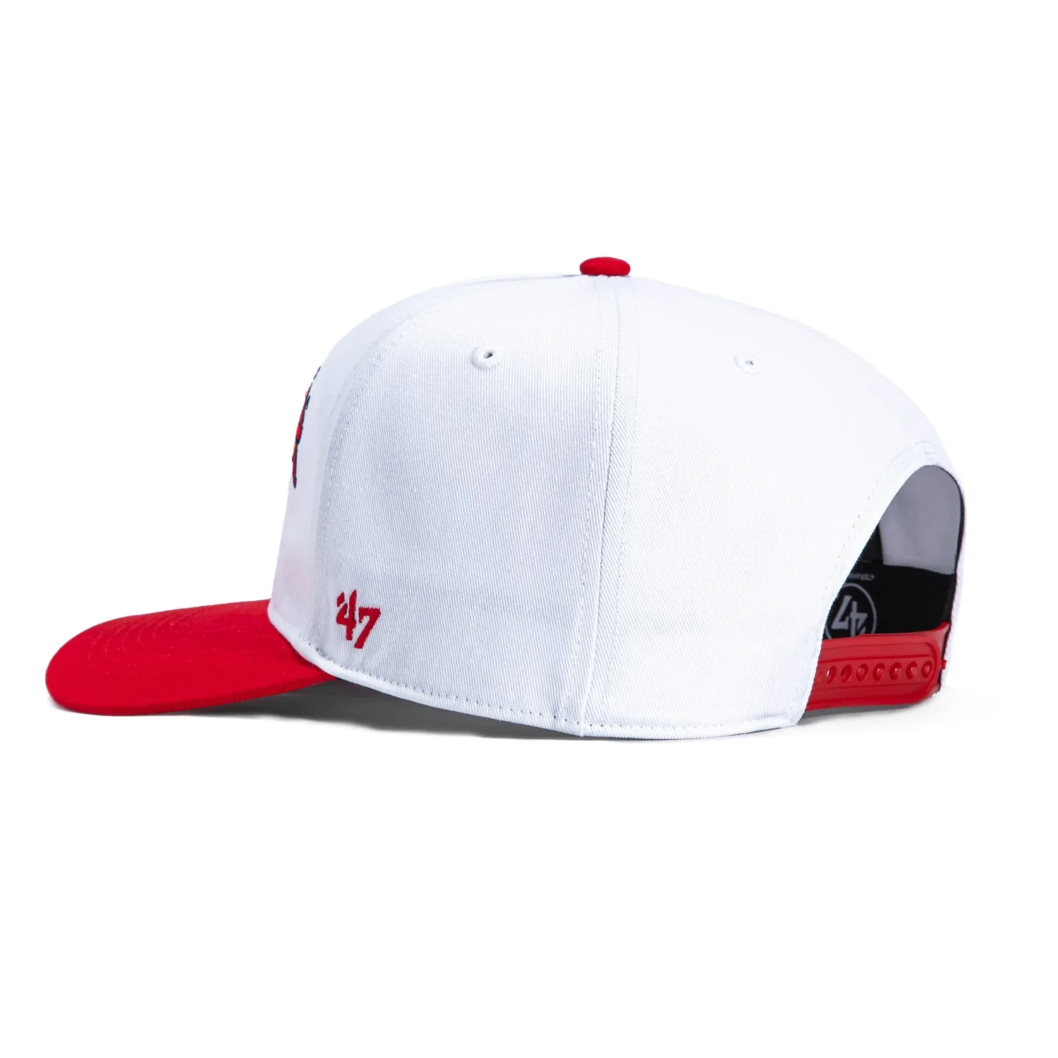 47 Brand Indiana Fever Hitch Wave Snapback Hat - White, Red sold by Hat Club product image thumbnail 2