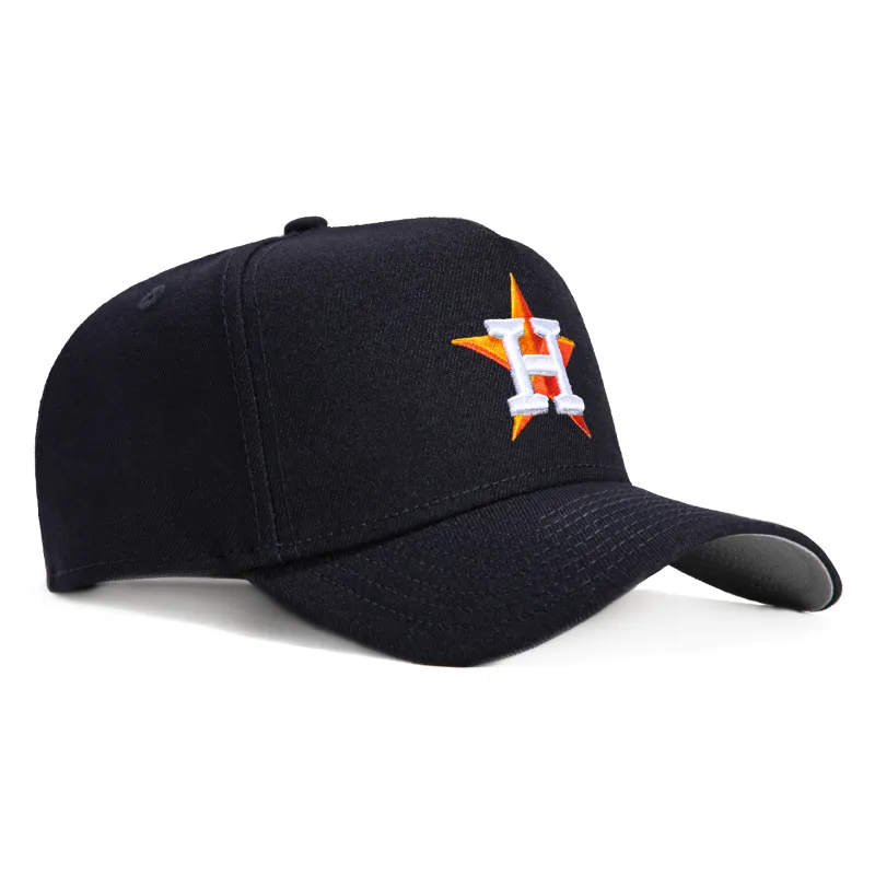 New Era 9Forty A-Frame Houston Astros Snapback Home Hat - Navy sold by Hat Club
