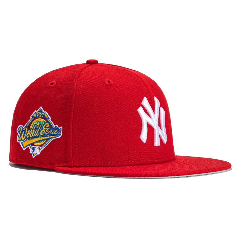 New Era 59Fifty New York Yankees 1996 World Series Hat - Red sold by Hat Club