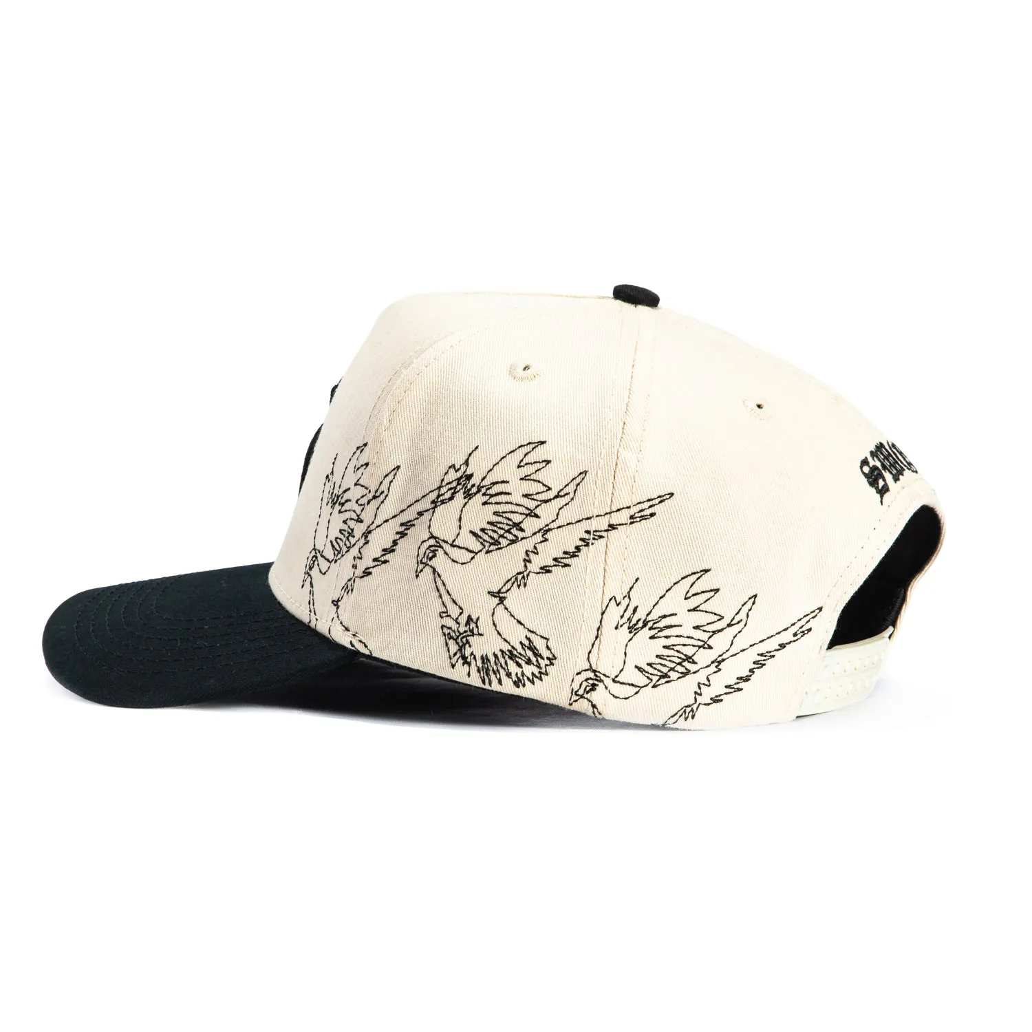 Sworn To Us Poetry in Motion Snapback Hat - Natural, Black sold by Hat Club product image thumbnail 2