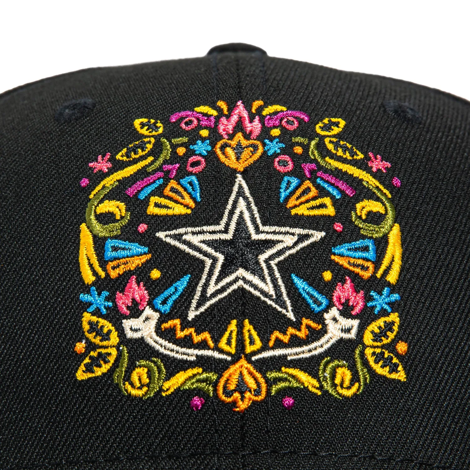New Era 9Seventy Dallas Cowboys Hasta La Muerte Stretch Snapback Hat - Black sold by Hat Club product image thumbnail 3
