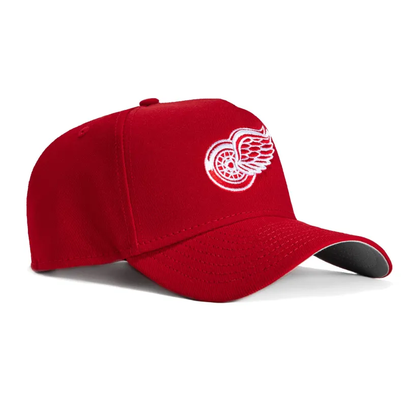 New Era 9Forty A-Frame Detroit Red Wings Snapback OTC Hat - Red sold by Hat Club